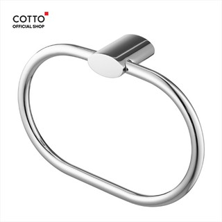 COTTO ห่วงแขวนผ้าติดผนัง CT0223(HM) CURVE