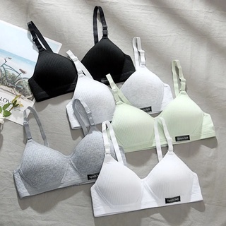 สินค้าพร้อมส่งจากไทย💥Angle Bra💥 (N587) เสื้อใน ไร้โครงทรงสวย  3 ตะขอหลัง เสริมฟองน้ำในตัว