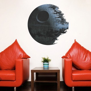 สติ๊กเกอร์ติดผนังวอลล์เปเปอร์ลาย Star Wars Death Star