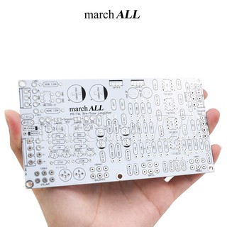 march ALL PR-741 แผ่นปริ้น PCB ปรี-แอมป์ ขนาด 148x80x40mm ปรับทุ้ม-แหลม ซ้ายขวา อิสระ Pre-Amp สเตอริโอ