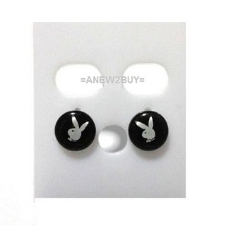 ต่างหูลายกระต่าย แฟชั่นน่ารัก (cute earrings)