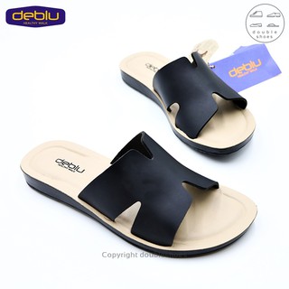 Deblu รองเท้าเพื่อแตะสุขภาพ แบบสวม ผู้หญิง รุ่น L5013 สีดำ ไซส์ 36-41