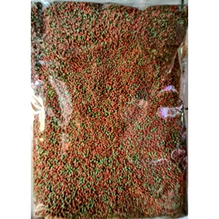 อาหารปลาเม็ดจิ๋ว/เล็ก/กลาง  ลอยน้ำ 800 g.สำหรับ ปลาทอง หางนกยูง ปลาคราฟ และปลาสวยงามอื่นๆ(แพคใส่ถุงซิปล๊อค))