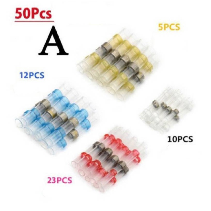 ท่อหดตะกั่ว แหวนตะกั่วกันน้ำ หัวเชื่อมต่อสายไฟ บัดกรีสายไฟ