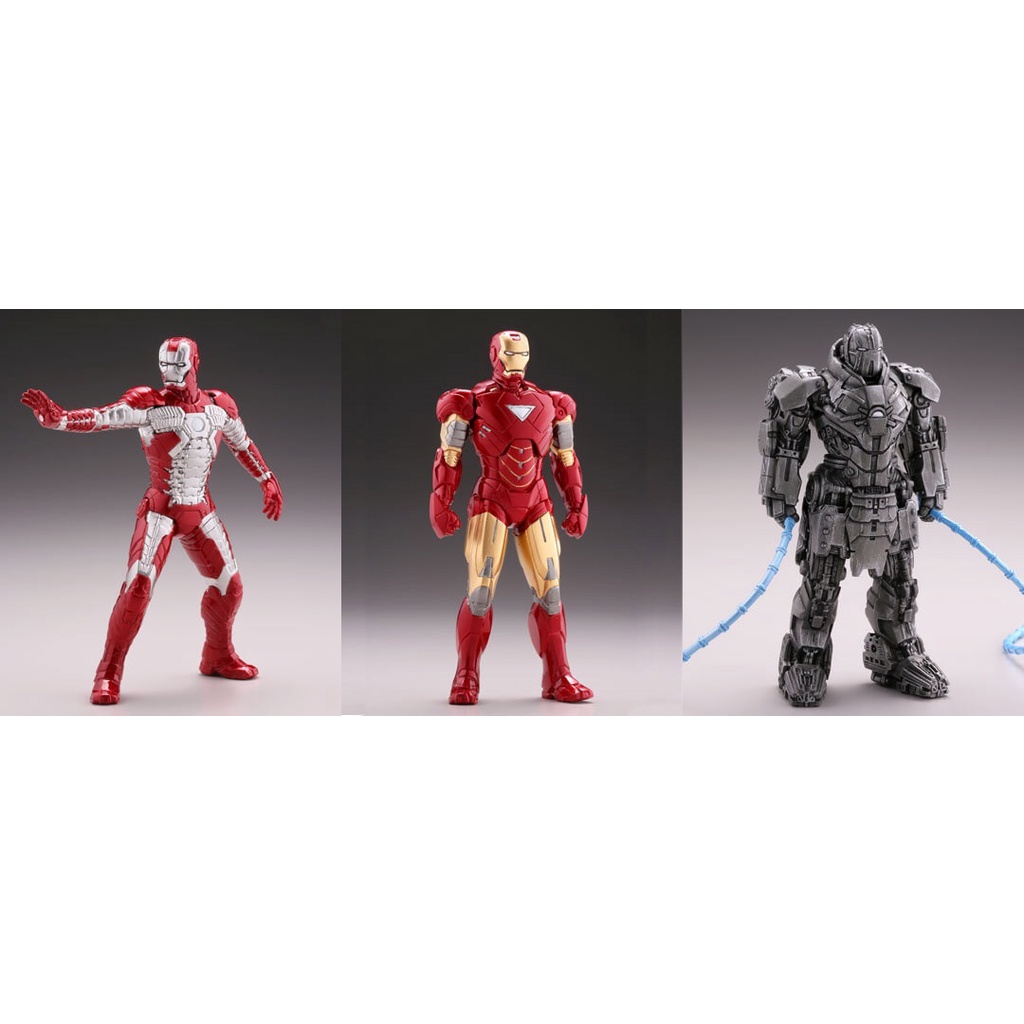 [RARE] KAIYODO MARVEL CAPSULE Q GASHAPON IRONMAN ARMOR COLLECTION VOL.2 : IRON MAN Mk5 Mk6 vs WHIPLA