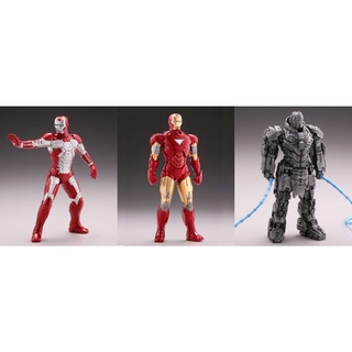 [RARE] KAIYODO MARVEL CAPSULE Q GASHAPON IRONMAN ARMOR COLLECTION VOL.2 : IRON MAN Mk5 Mk6 vs WHIPLASH MK II ของแท้ 100%