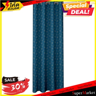 ผ้าม่าน EYELET HOME L&amp;S ROBIN 140x220 ซม. สีน้ำเงิน ผ้าม่านประตู CURTAIN ROBIN 140X220 BLUE HOME L&amp;S