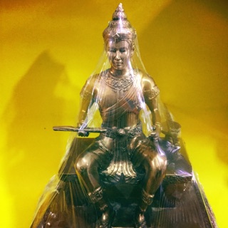 พ่อขุนราคำแหงมหาราชเนื้อทองเหลือง ขนาด 5 นิ้ว
