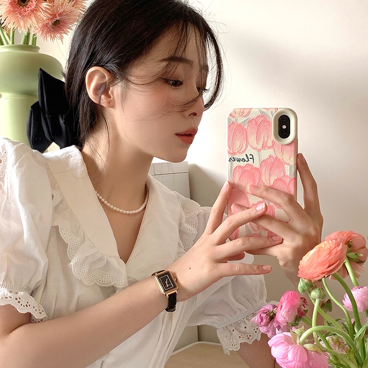 สร้อยคอมุก วินเทจ สําหรับผู้หญิง Ins ที่เรียบง่าย สง่างาม แฟชั่น สั้น สร้อยคอมุก ฤดูร้อน สร้อยคอใหม่