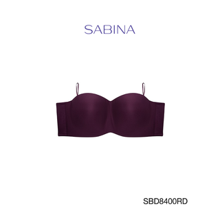 Sabina เสื้อชั้นใน Body Bra (เกาะอก)(ไม่ดันทรง) รุ่น Perfect Bra รหัส SBD8400RD สีแดง