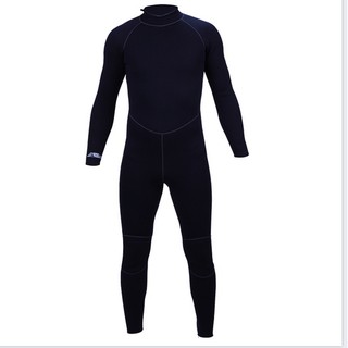 &lt;มีโค้ดส่วนลด&gt; Wetsuit Deep Blue ชุดดำน้ำแบบเต็มตัว Wetsuit  Unisex Steamer Long 3mm