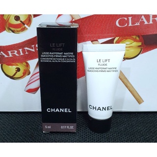 ครีมบำรุงผิวหน้าเรียบเนียน กระชับ แท้💯%Chanel Le Lift Fluid 5 ml. มีฉลากไทย