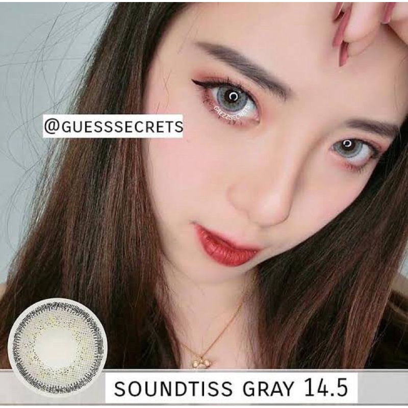 คอนแทคเลนส์ Soundtiss Gray - Gaezz Scret สีเทาโตหน่อยๆเซ็กซี่ขายดี มีค่าสายตา