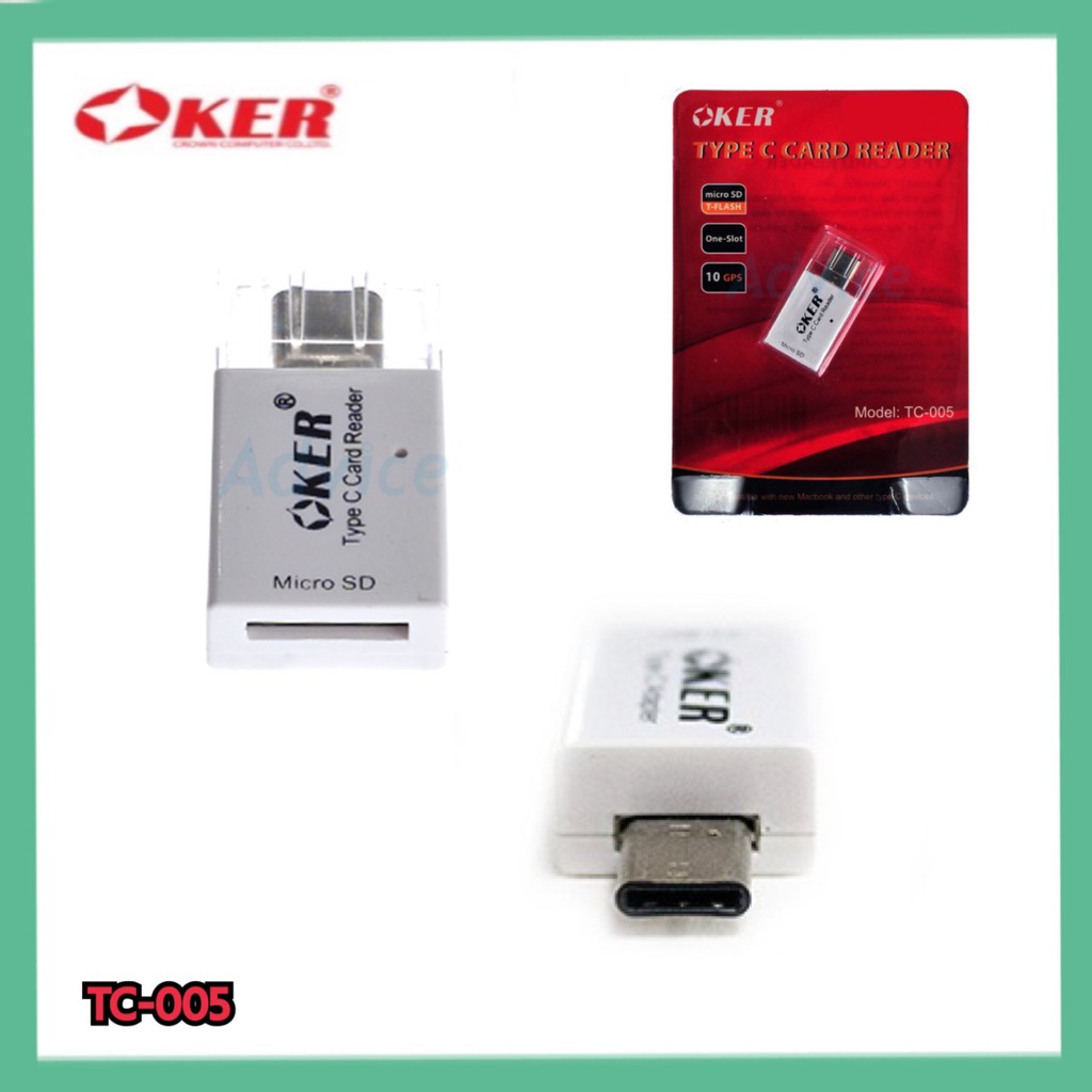 Oker Type C Card Reader TC-005