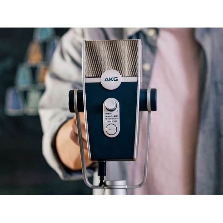 จัดส่งด่วน  4 ชั่วโมง 🎤AKG Lyra ไมค์ USB  ใช้ได้ทั้ง คอมพิวเตอร์ โน๊คบุ๊ค สมาร์ทโฟน และแท๊บเล็ต ฟรี Pop Filter