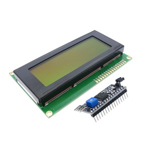 2004 20x4 2004 A ตัวละครจอแสดงผล Lcd / W Iic / I2C Serial Interface อะแดปเตอร์หน้าจอแสดงผลสีเหลืองเขียว