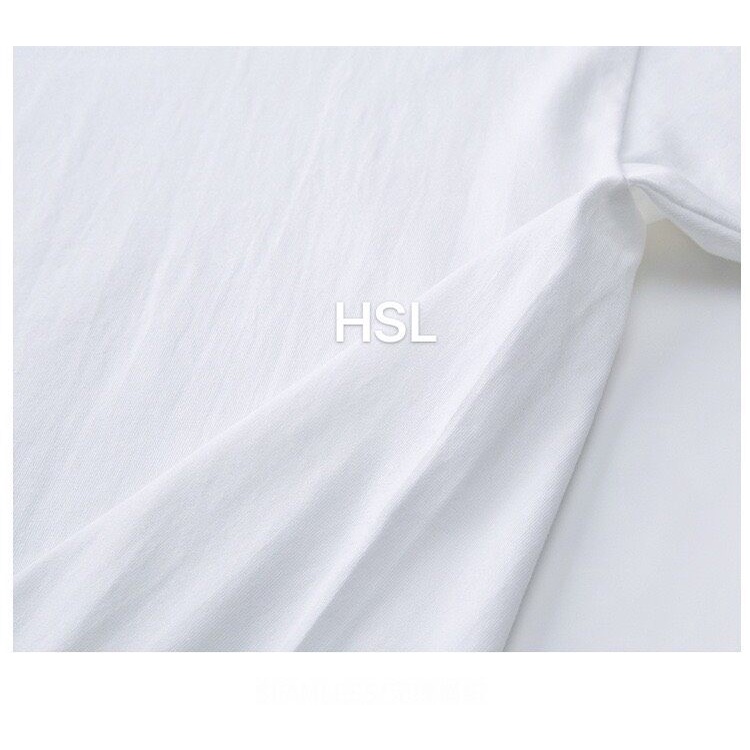 พร้อมส่ง เสื้อยืด คอกลม สีพื้น ผ้าcotton100% คุณภาพดี ผ้านิ่มใส่สบาย  050#LB ราคา ถูกที่สุด ดีลบีเคเค แกลเลอรีภาพที่ 3
