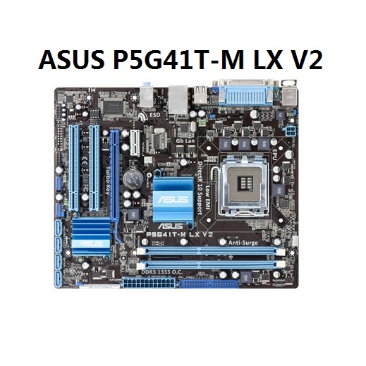 ASUS P5G41T-M LX V2คอมพิวเตอร์ เมนบอร์ด Mainboards LGA 775 Core 2 Extreme/Core 2 Quad/Core 2 Duo/Pen