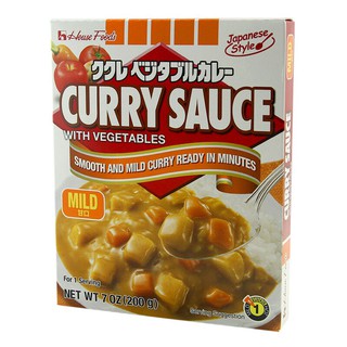 เฮ้าส์แกงกะหรี่ผสมผักสำเร็จรูปชนิดเผ็ดน้อย 200กรัม House Curry Mix Instant Vegetables Flavored Spicy 200 gm.