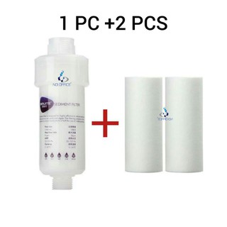 WATER FILTER ชุดสุดคุ้ม ตัวกรอง+ไส้กรอง 2ชิ้น แก้ปัญหาน้ำขุ่นดำ มีตะกอน กรองละเอียด 5 micron เปลี่ยนไส้กรองได้