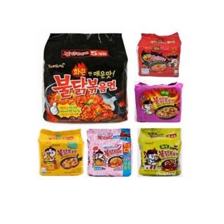โปรโมชั่น : มาม่าเกาหลี samyang แพคละ 5 ซอง