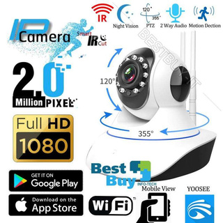 [ใส่ GOOD409 ลด 15%] Home IP Security Camera กล้องวงจรปิดไร้สาย ตรวจสอบ WIFI กล้อง IP 1080p HD รองรับหน่วยความจำ 128GB