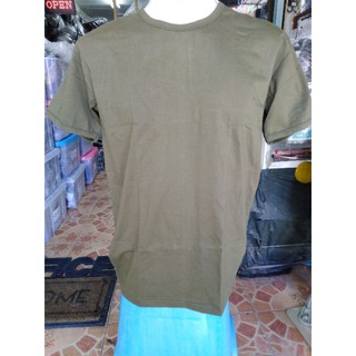 เสื้อยืดเขียว​ทหารแขนสั้นออริจินัลอย่างดีORIGINAL