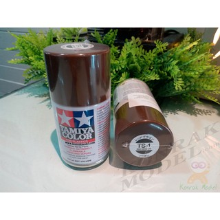 สีสเปย์ Tamiya TS-1 RED BROWN 100ML