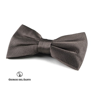 GIORGIO DEL SARTO Two-Fold Silk Bow Tie โบว์ไทผ้าไหมสองจีบ #12