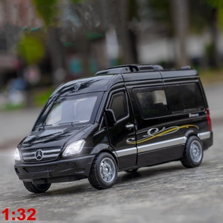 โมเดลรถยนต์ 1:32 Mercedes-Benz Sprinter MPV ของเล่นสําหรับเด็ก