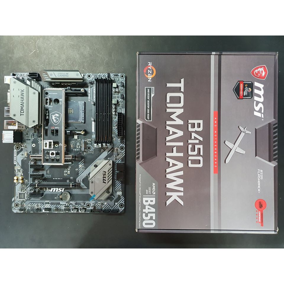 Mainboard AM4 B450 มือสอง MSi