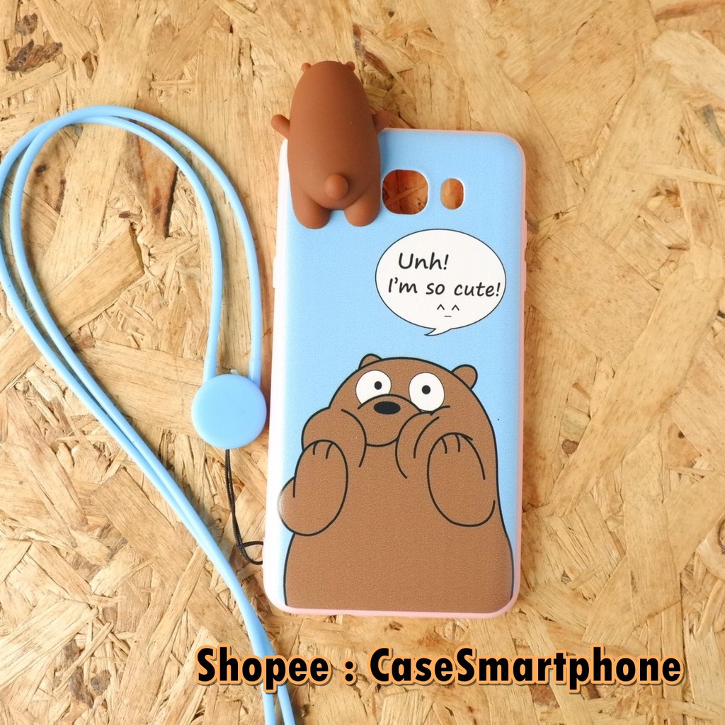 SAMSUNG J7 (2016) เคสสามหมีเกาะหลัง เคสเกาะหลัง เคสสามหมี j72016