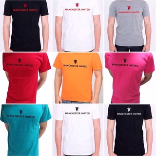 เสื้อยืด Manchester United ผ้าCotton 100% Logo Manchester United กลางอก