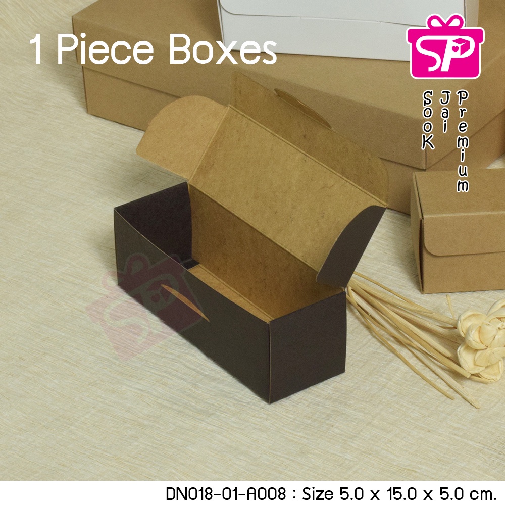 (มีใบกำกับภาษี) (บรรจุ 20 กล่อง) DN018 5.0×15.0x5.0 ซม. กล่องชิ้นเดียวฝาบน ราคา ถูกที่สุด ดีลบีเคเค แกลเลอรีภาพที่ 2