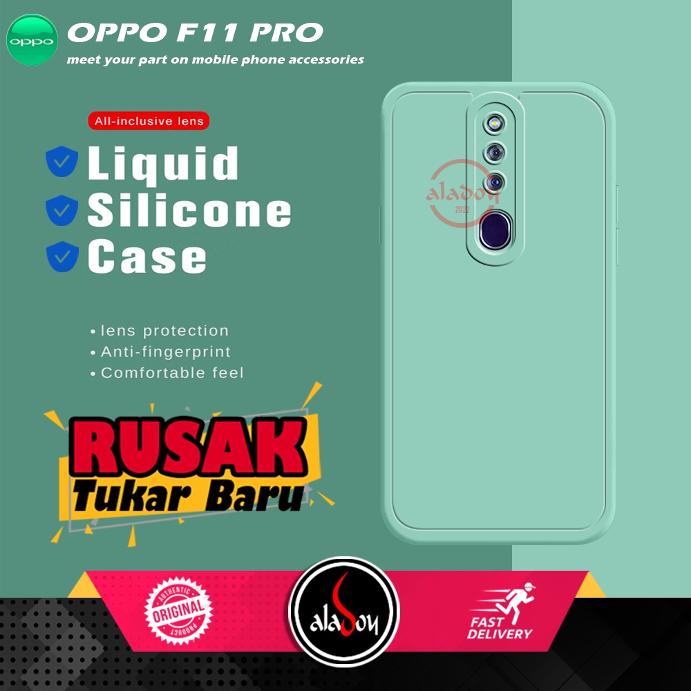 เคส Oppo F11 Pro Soft Case Liquid Silicone Pro Camera Premium Casing