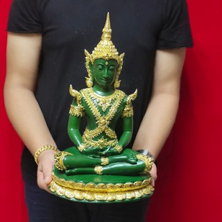 สมเด็จพระมหาจักรพรรดิ ทรงเครื่องจักรพรรดิ (หน้าตัก9นิ้ว สูง40cm.) งานปิดทองสวยงามพรีเมี่ยม