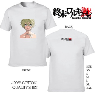 เสื้อยืดผ้าฝ้ายพรีเมี่ยม RECORD OF RAGNAROK GOD ADAN SHIRT TRENDING ANIME Design Excellent Quality T-SHIRT (RR3)