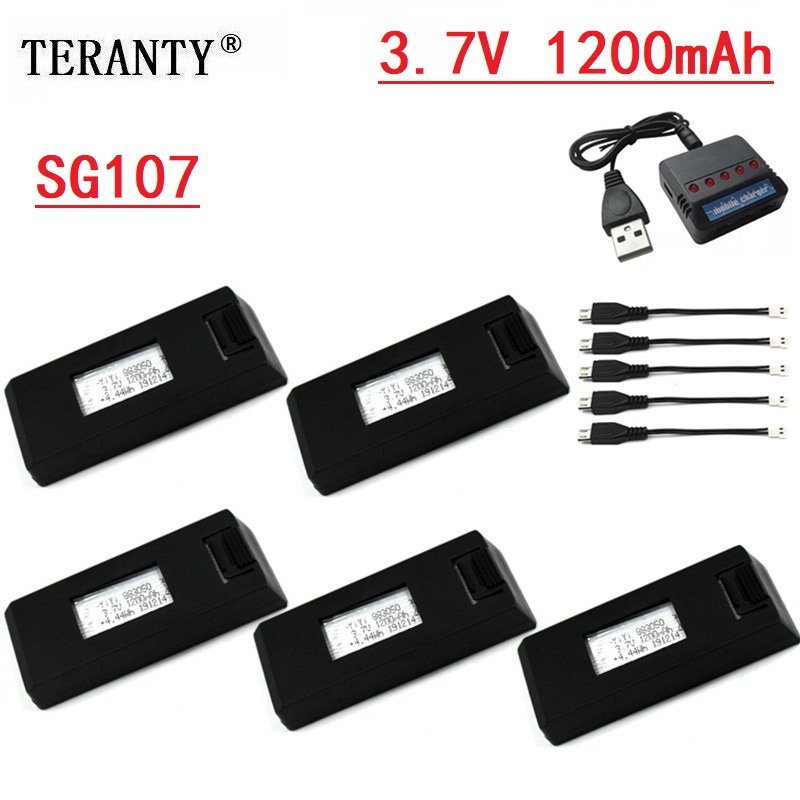 SG107 battery Mini Drone parts 3.7 V 1200mAh lipo battery foldable