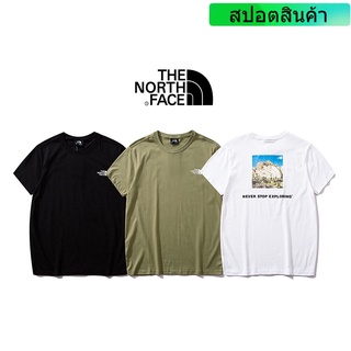 ผู้ชายและผู้หญิงแฟชั่นลำลองเสื้อยืดแขนสั้น THE NORTH FACE