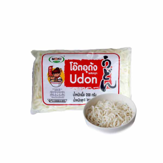 MOKI โอ๊ตอุด้งผสมบุก 200กรัม (FK0171-1) เส้นบุก อูด้ง คีโต เจ คลีน คุมน้ำหนัก ไม่มีแป้ง ก๋วยเตี๋ยว keto Oat Udon with Konjac