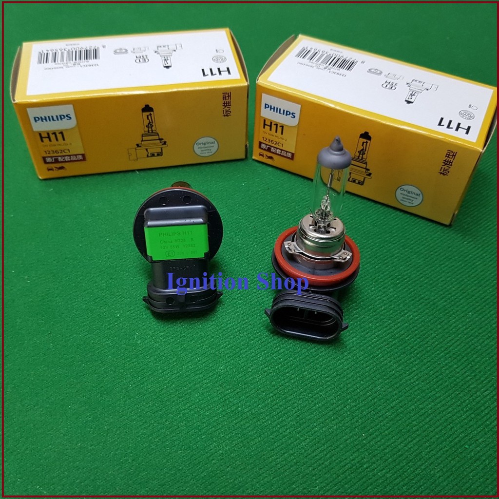 หลอดไฟหน้า Philips H11 12V 55W 12362 ST C1 จำนวน 2 หลอด ประกัน 3 เดือน ราคา ถูกที่สุด ดีลบีเคเค แกลเลอรีภาพที่ 5