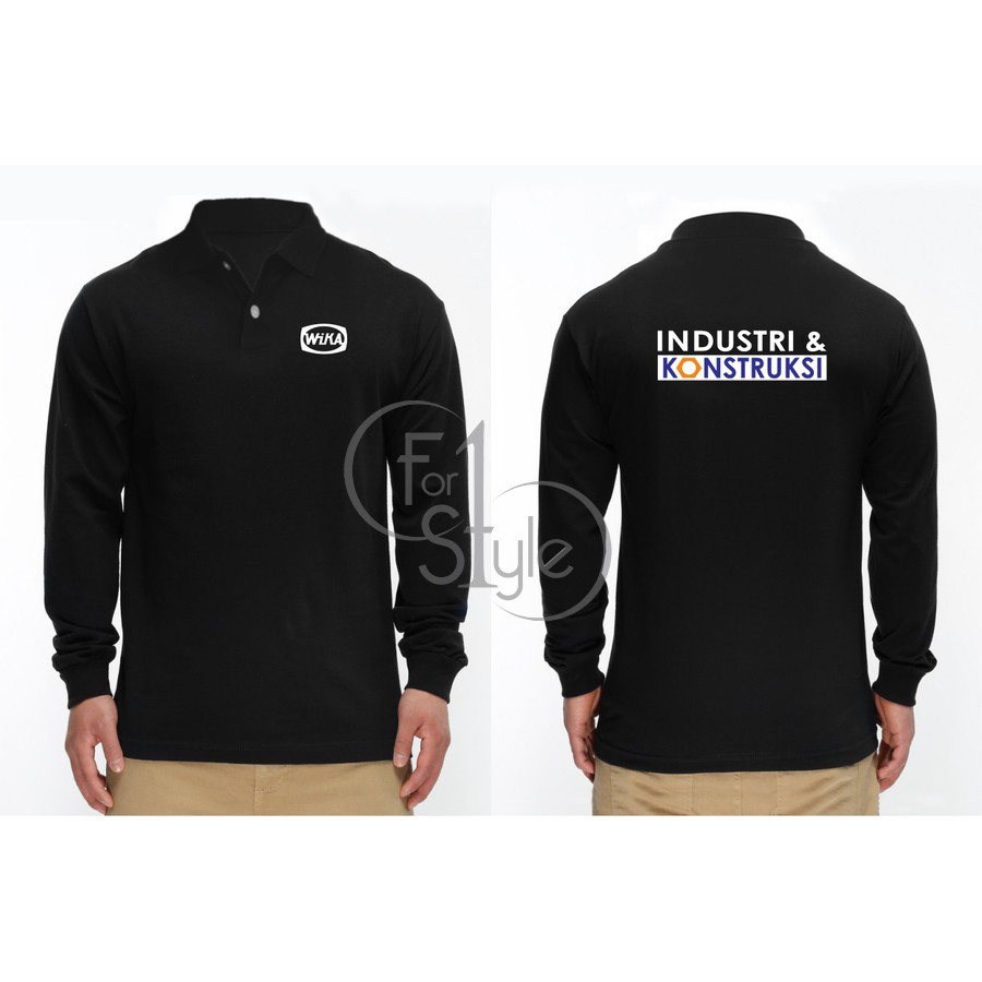 WIKA INDUSTRY และ CONSTRUCTION LONG-SLEEVED COLLAR T-SHIRT - WIKA INDUSTRY POLO