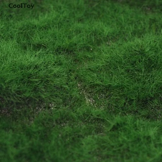 < Cooltoy > พืชมอสจําลอง หญ้าเทียม สีเขียว สําหรับตกแต่งสวน diy