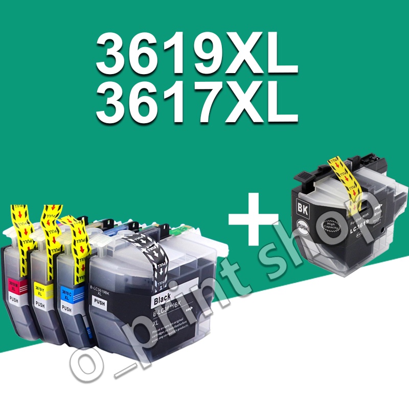 เข้ากันได้ LC 3619 LC 3617 หมึก LC3619XL LC3617XL สีดำ LC 3619 XL LC 3617 XL ตลับหมึกสำหรับบราเดอร์ 