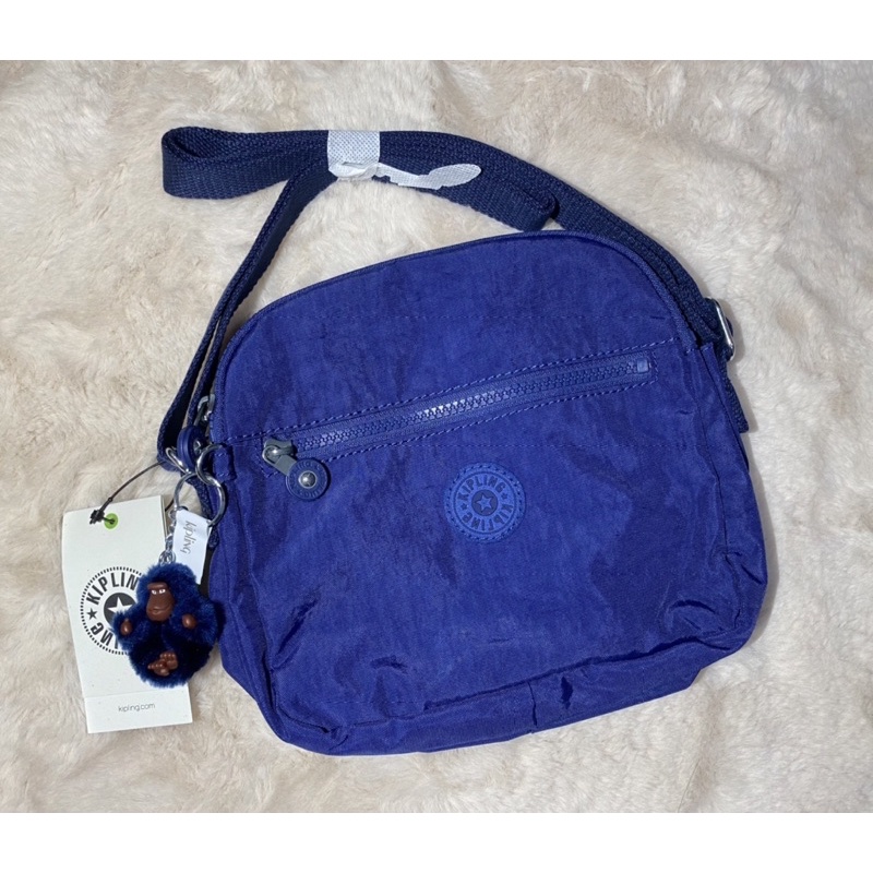 กระเป๋าKiplingคีฟน้ำเงินแท้💯💯💯