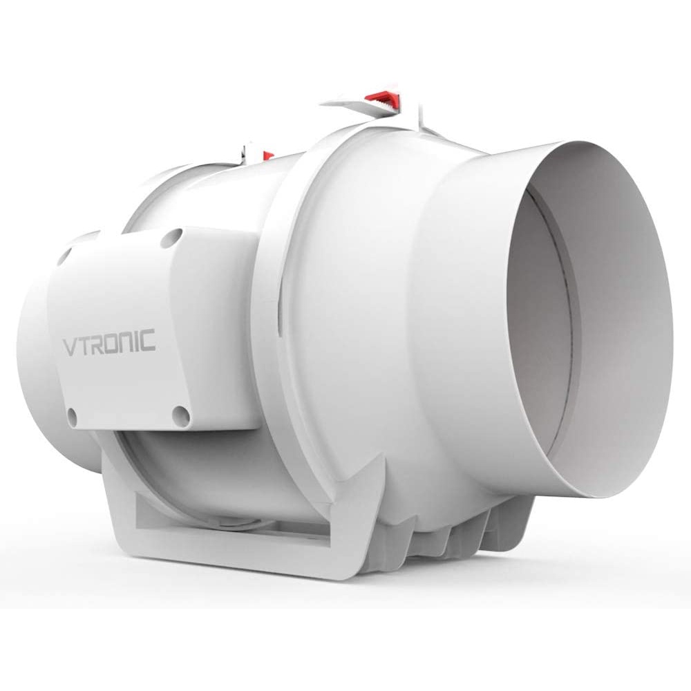 Vtronic W150-01 Exhaust/Inline Duct Fan 6" with 150mm diameter Air Duct (2-Meters Length) Controllable Ventilation Fan ม