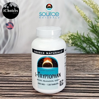 แอล ทริปโตเฟน Source Naturals® L-Tryptophan 500 mg 120 Tablets