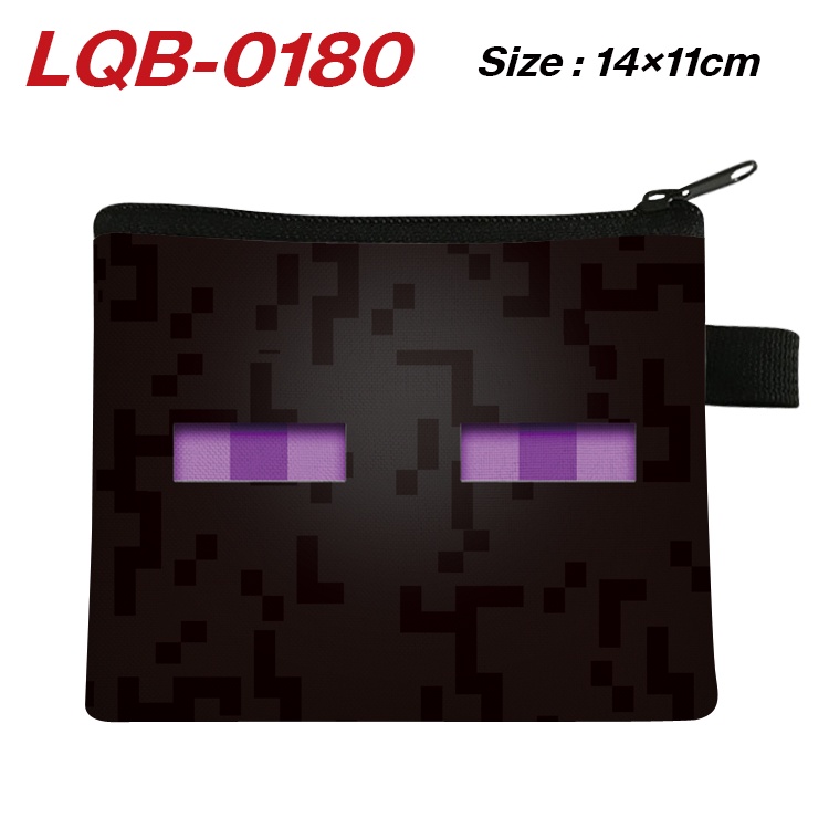 กระเป๋าใส่เหรียญ กระเป๋าใส่กุญแจ แบบพกพา ลายการ์ตูน Sandbox Game สําหรับเด็กนักเรียน