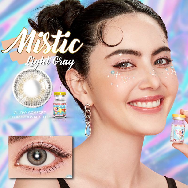 Mistic Light Gray คอนแทคเลนส์ Lollipop Contact Lens