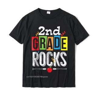 T-shirt  มาใหม่ เสื้อยืดแขนสั้น คอกลม พิมพ์ลายมังงะ 2Nd Second Grade Rocks Back To SchoolS-5XL